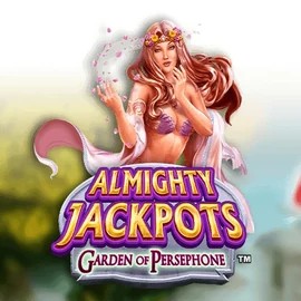 Almighty Jackpots: Garden of Persephone logo – Jackpots by Novomatic at Betmaster Casino