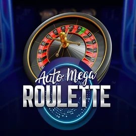 Auto Mega Roulette online game logo by Pragmatic Play on betmastercasino.uk