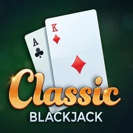 Classic Blackjack slot logo by Red Tiger Gaming at Betmaster Casino