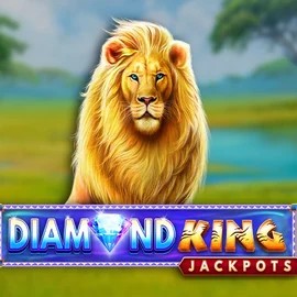 Diamond King Jackpots online game logo by SpinPlay Games on betmastercasino.uk