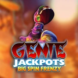 Official Jackpots logo: Genie Jackpots: Big Spin Frenzy by Blueprint Gaming at Betmaster Casino