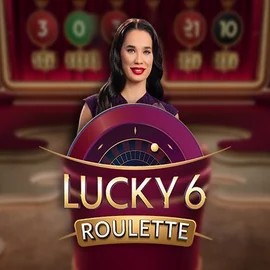 Official Live Casino logo: Lucky 6 Roulette by Pragmatic Play at Betmaster Casino