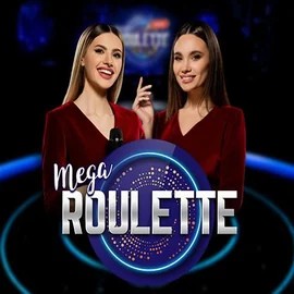 Mega Roulette logo by Pragmatic Play at Betmaster Casino