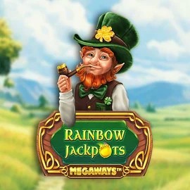 Rainbow Jackpots Megaways slot logo by Red Tiger Gaming at Betmaster Casino